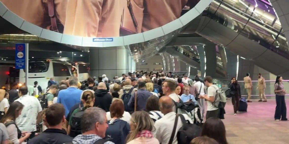 Passengers evacuated after suspected air strike damages Dubai airport — Businessinsider