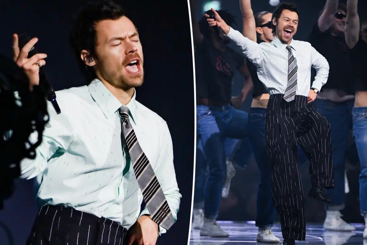 Harry Styles opens BRIT Awards with 'Aperture' performance — Pagesix