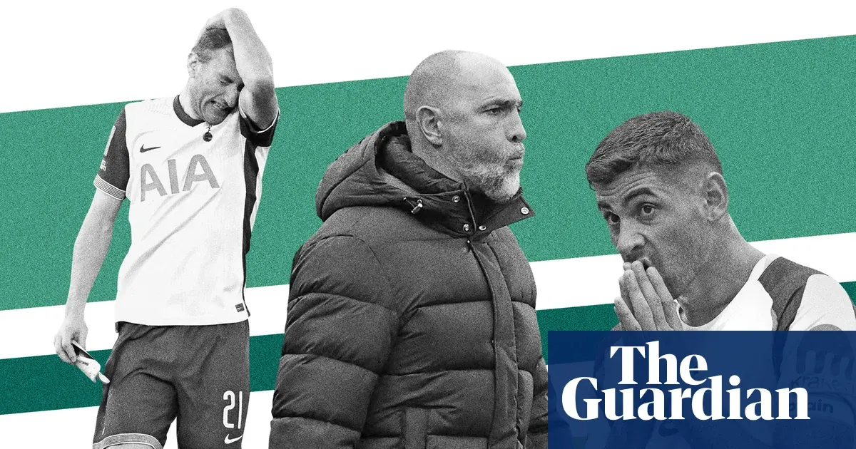Relegation is now a very real possibility for Tottenham — Football | The Guardian