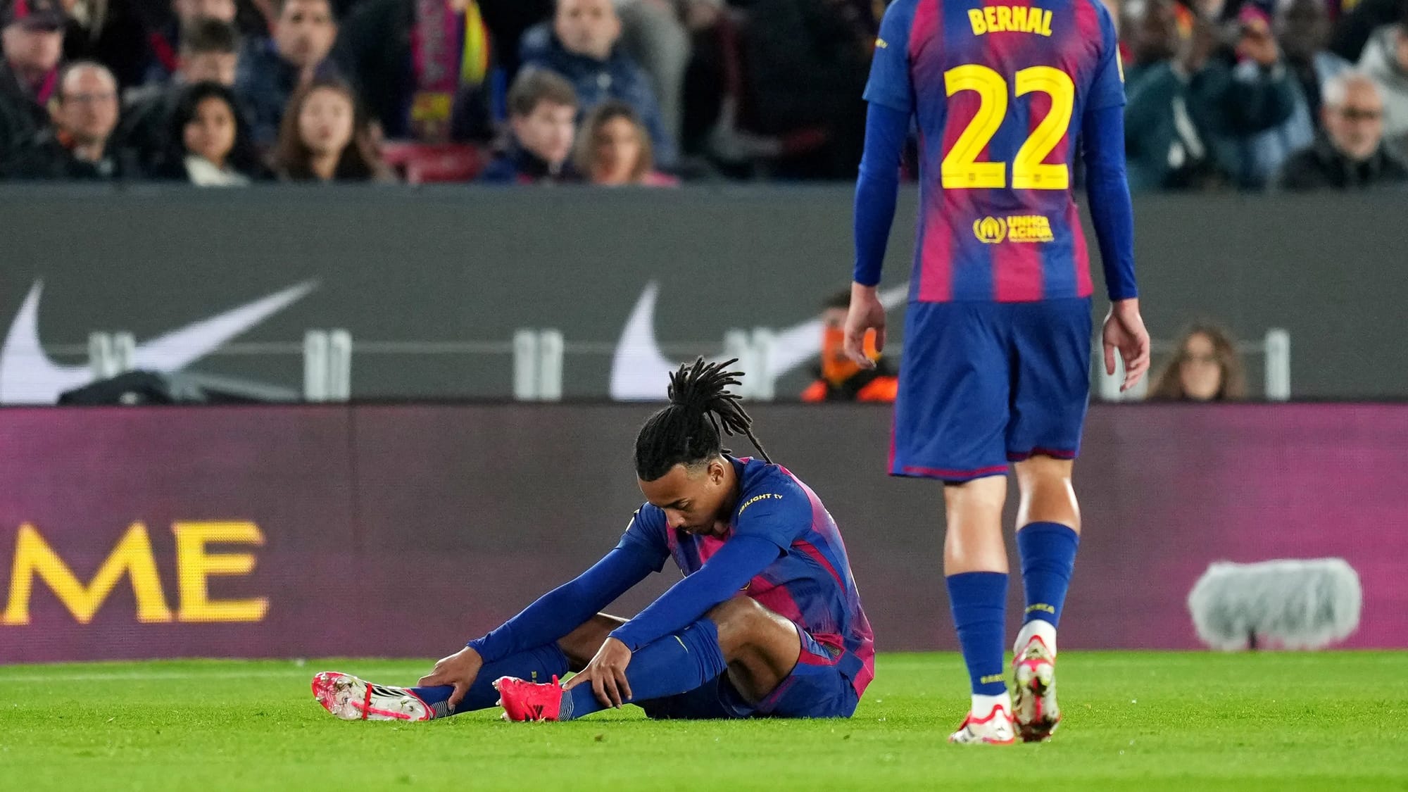 Barcelona hit by injury as Jules Kounde exits early against Atletico — Goal