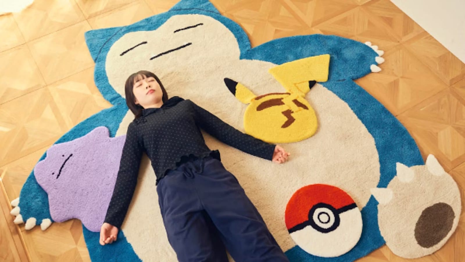 Pokémon 30th-anniversary rugs include Snorlax, Ditto and Pikachu — Polygon