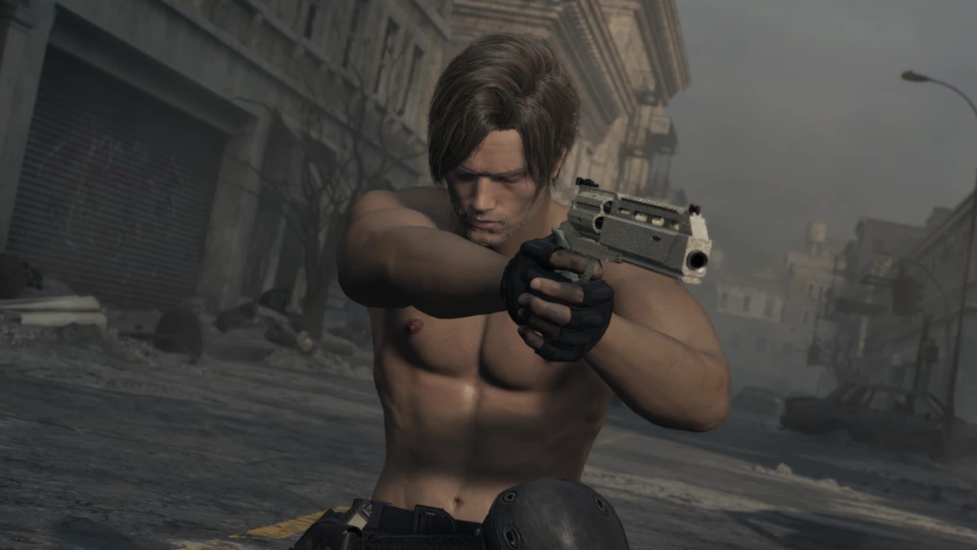 First shirtless Leon mod for Resident Evil Requiem appears on Nexus Mods — Pcgamer