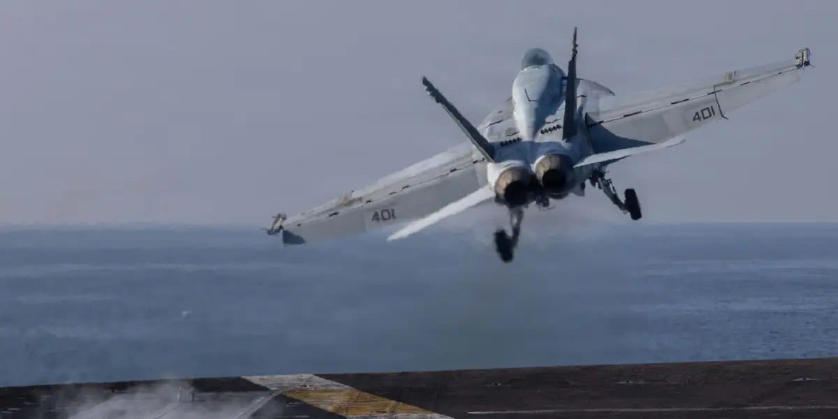US strikes Iranian drone carrier; admiral says 'it's on fire' — Businessinsider