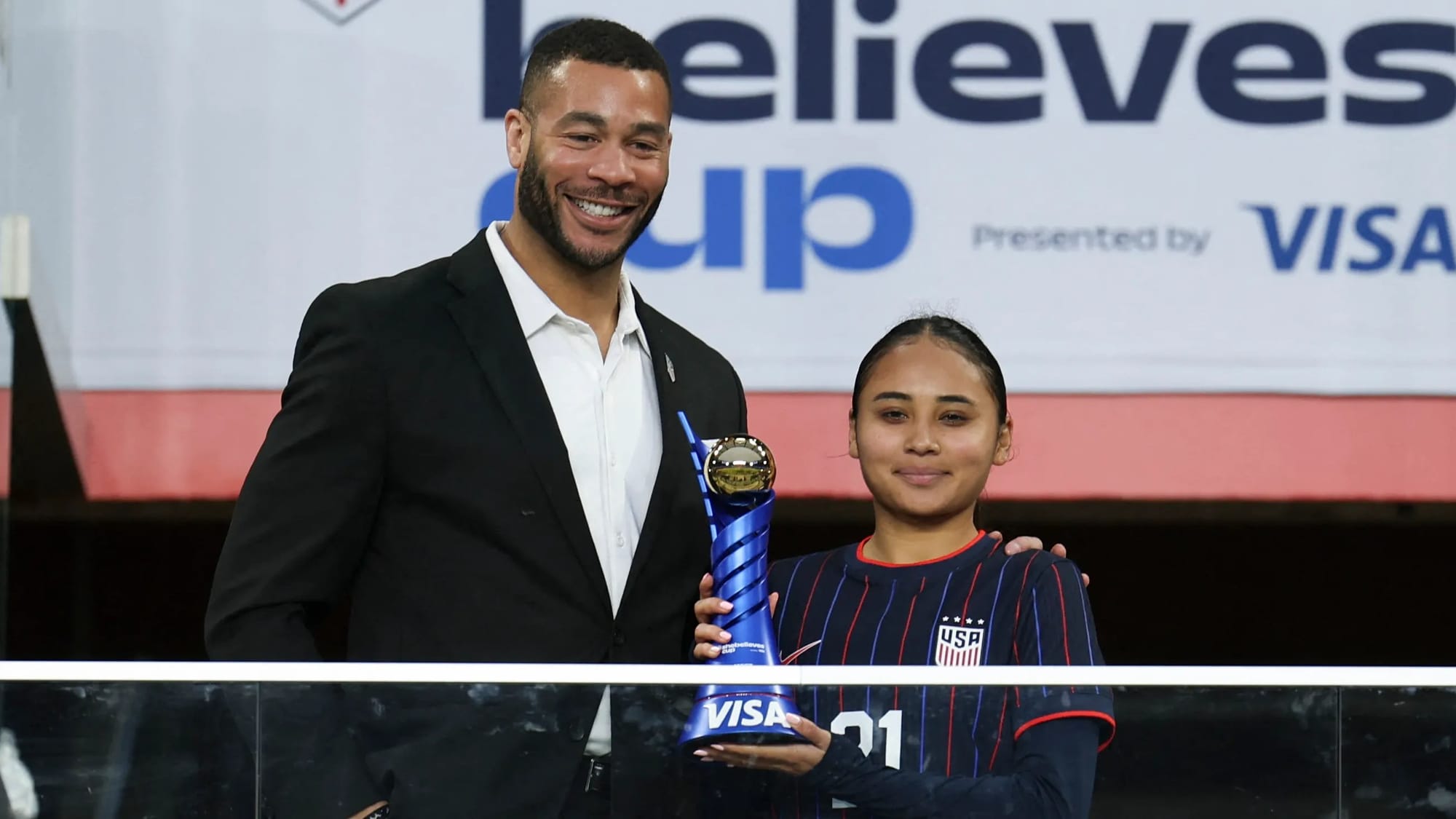 Alyssa Thompson fires USWNT to SheBelieves Cup title, credits sister Gisele — Goal