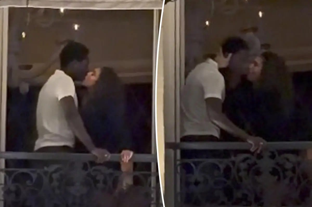 Lori Harvey and Damson Idris share steamy Paris balcony kiss — Pagesix