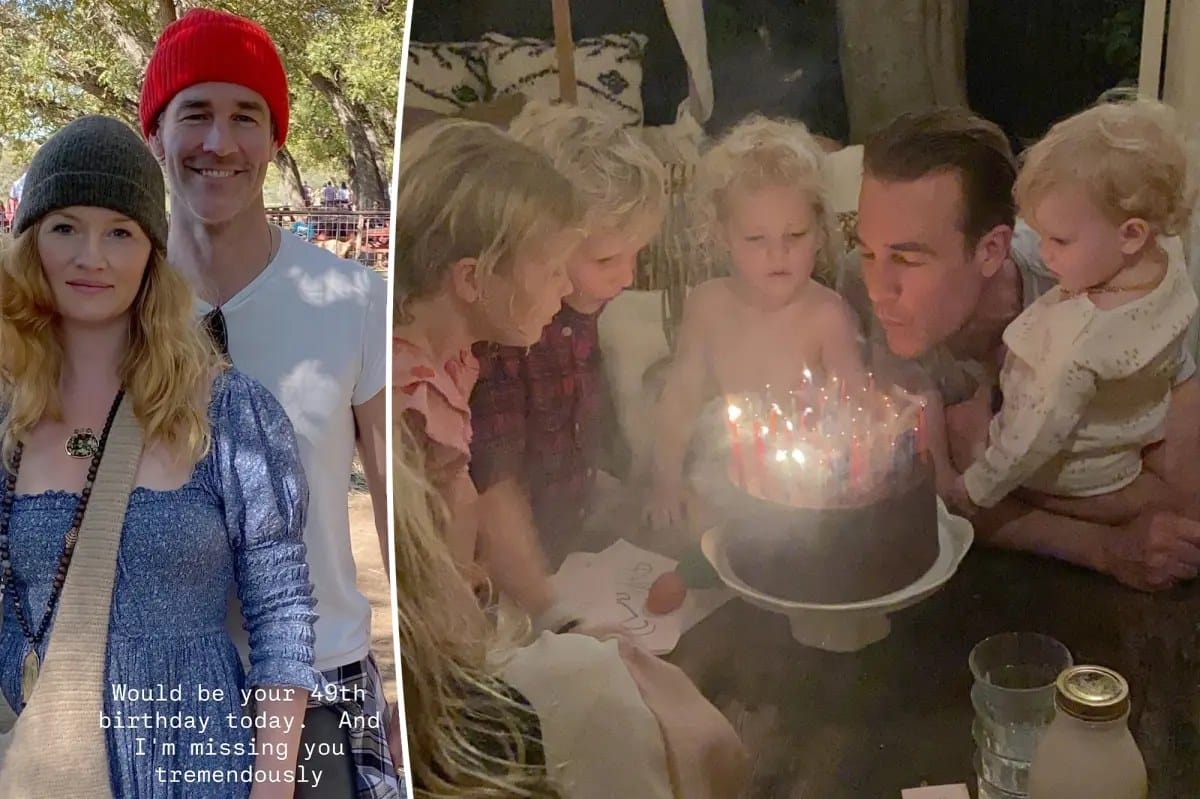 Widow honors James Van Der Beek on what would have been his 49th birthday — Pagesix