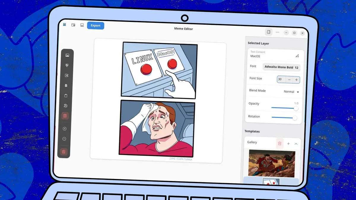 Free Linux app makes memes fast — no GIMP required — Latest news