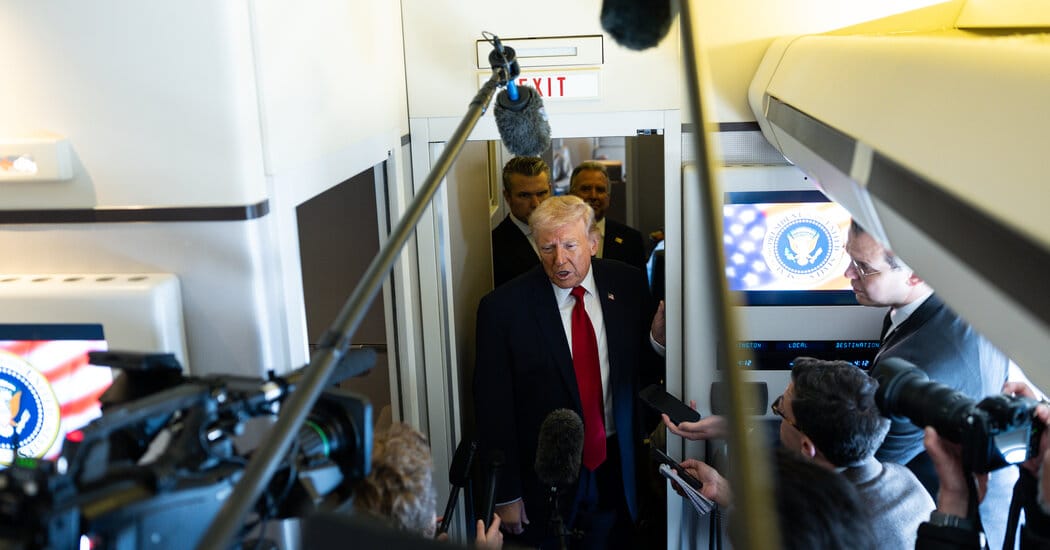 Trump Offers Conflicting Timelines for the Iran War — NYT > U.S. News