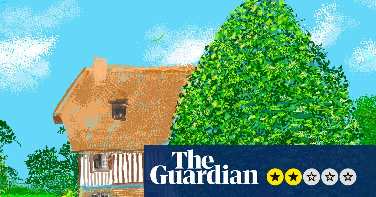 David Hockney: a 90-metre vision that often looks better on your phone — Culture | The Guardian