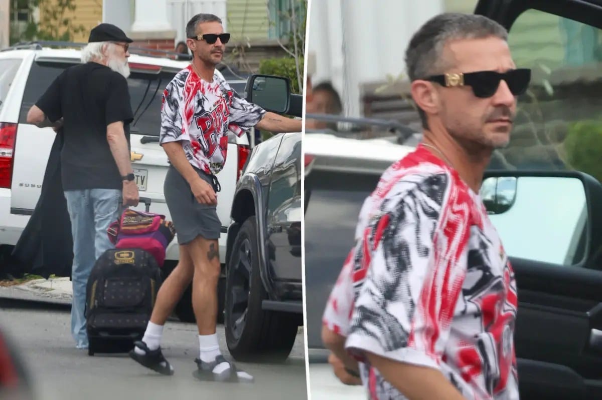 Shia LaBeouf cleared to travel to Rome for father's baptism — Pagesix