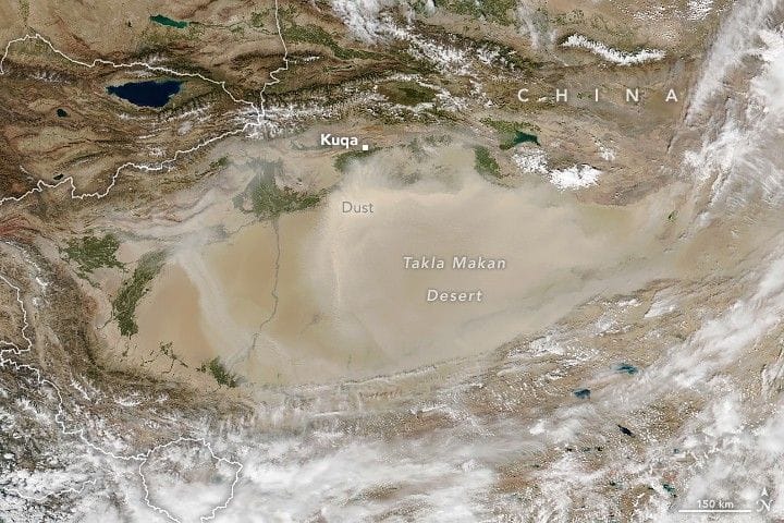 Saharan Dust Outbreak Sweeps Western Europe — NASA Science