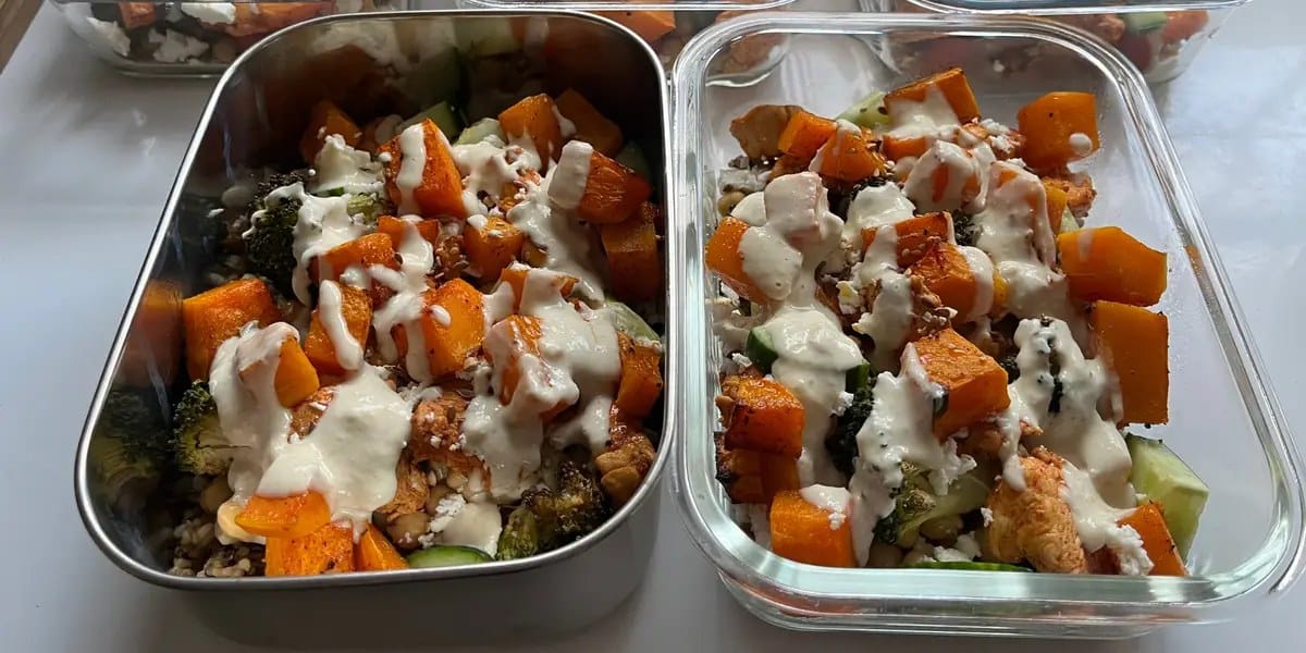 Dietitian-approved easy grain-bowl lunch with protein and fiber — Businessinsider