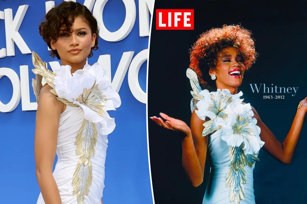 Zendaya stuns in Whitney Houston's dress at Essence awards — Pagesix