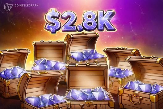 ETH Bulls Target $2.8K but Data Highlights Hurdles — Cointelegraph.com News