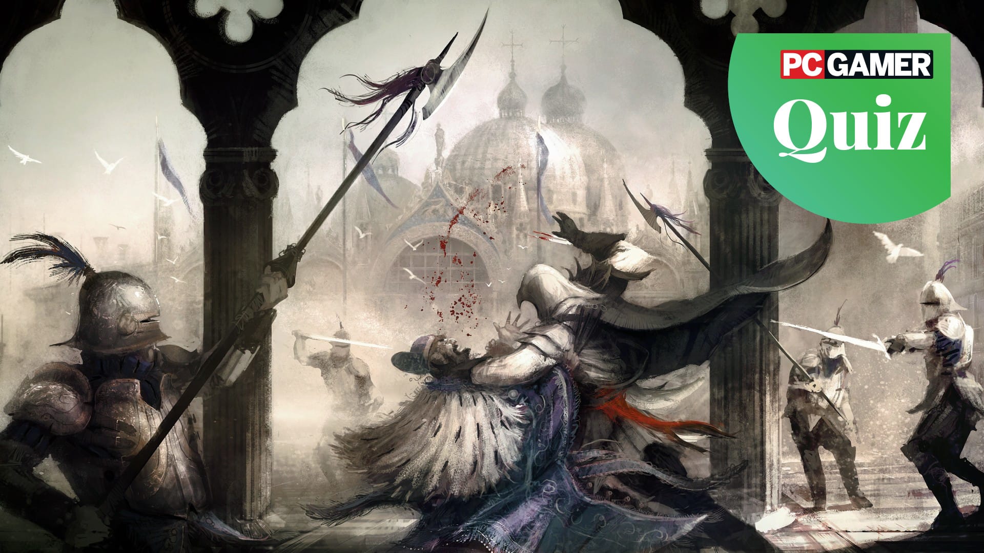 Identify iconic PC games from pieces of concept art — Pcgamer