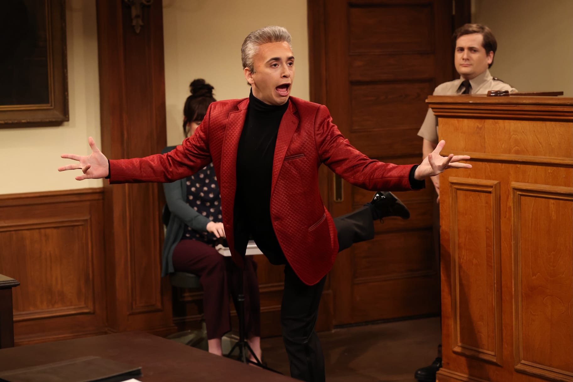 Harry Styles Does Sebastian Maniscalco Impression on SNL — Nbc