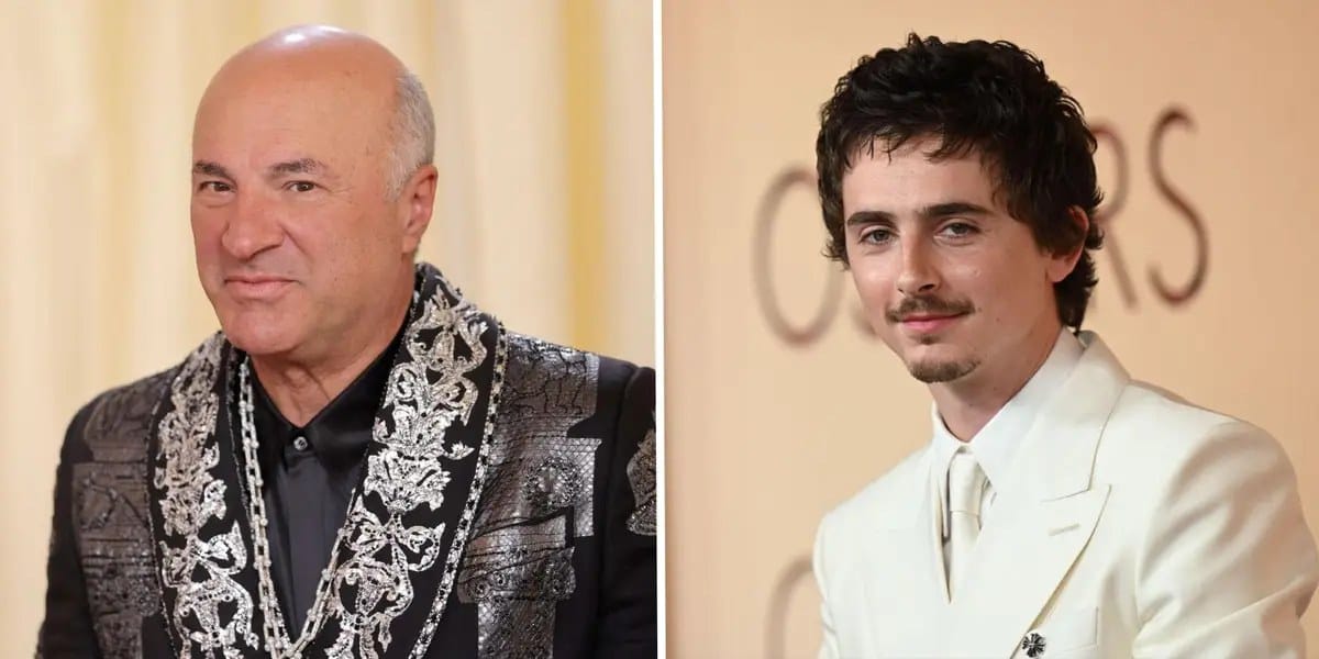 Kevin O'Leary bets $1,000 that Timothée Chalamet will win an Oscar — Businessinsider