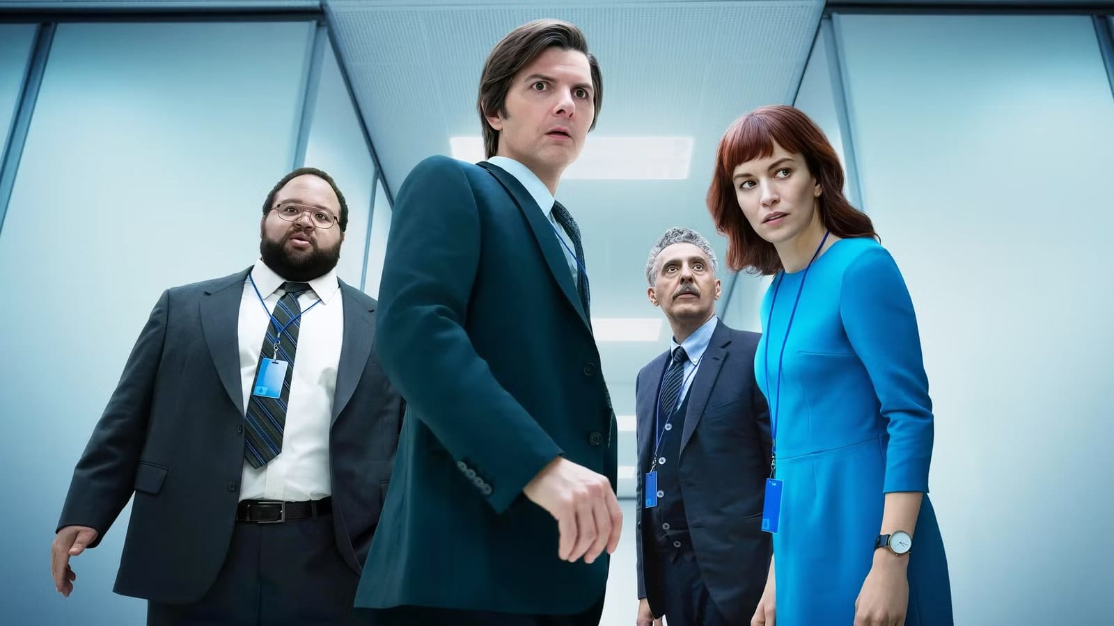 Adam Scott and Britt Lower on Severance Season 3 — Collider