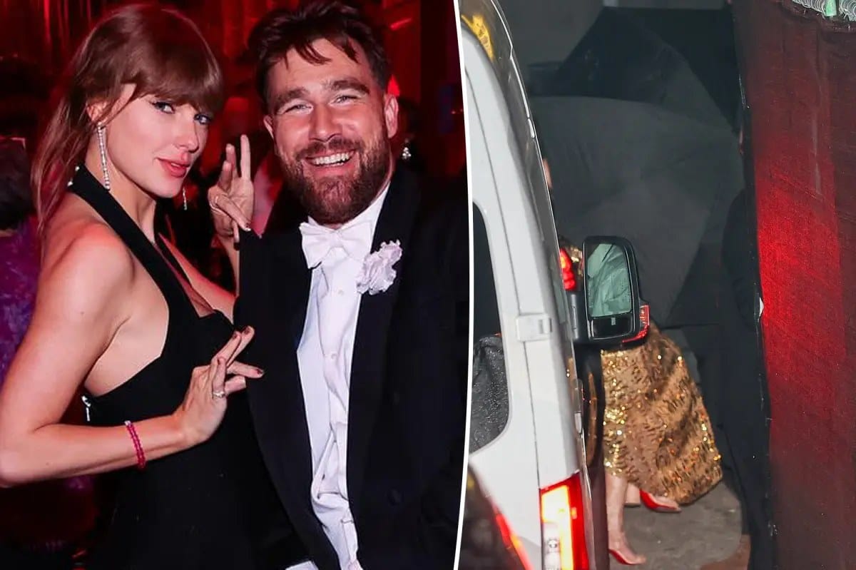 Taylor Swift and Travis Kelce keep low profile at Oscars afterparties — Pagesix