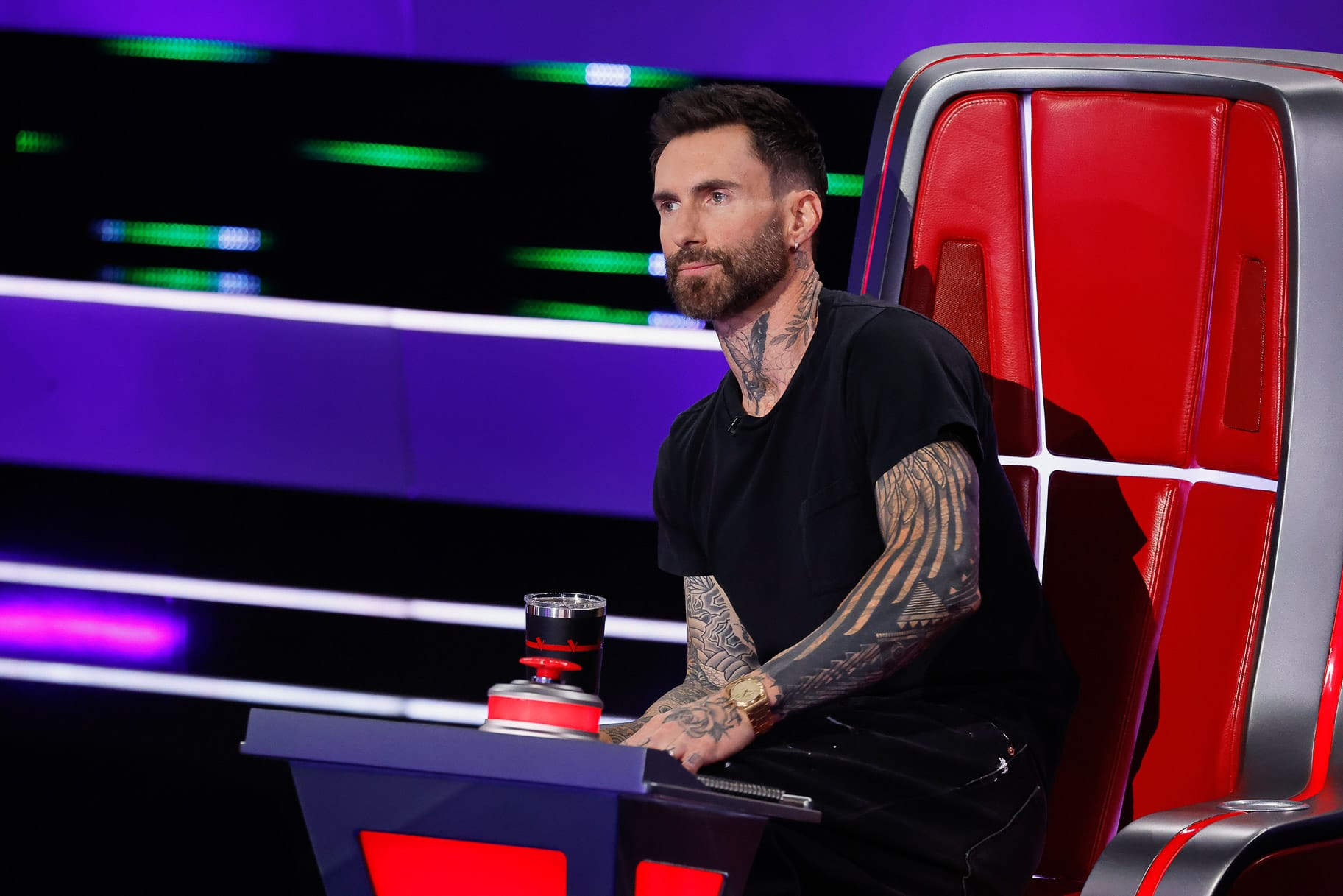 Adam Levine Broke Into Song, Singing "I Don't Wanna Do It, I Quit!" — Nbc