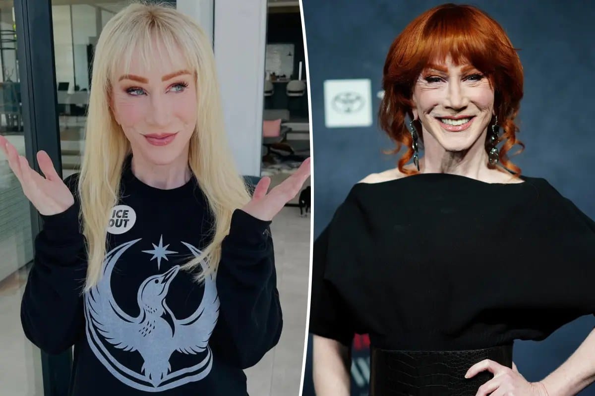 Kathy Griffin swaps her red hair for platinum blond — Pagesix