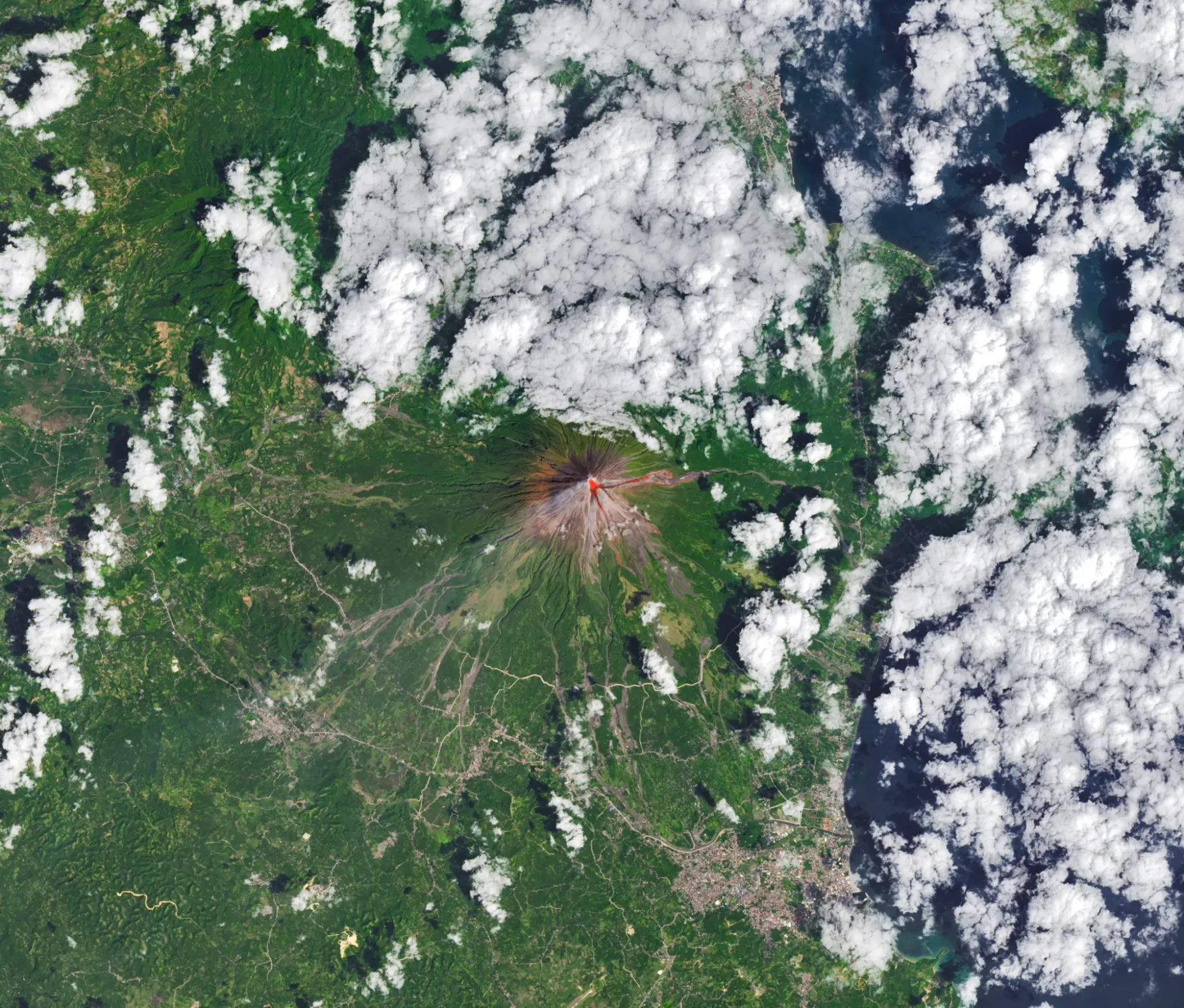 Lava Flows Down Mayon Volcano — NASA Science