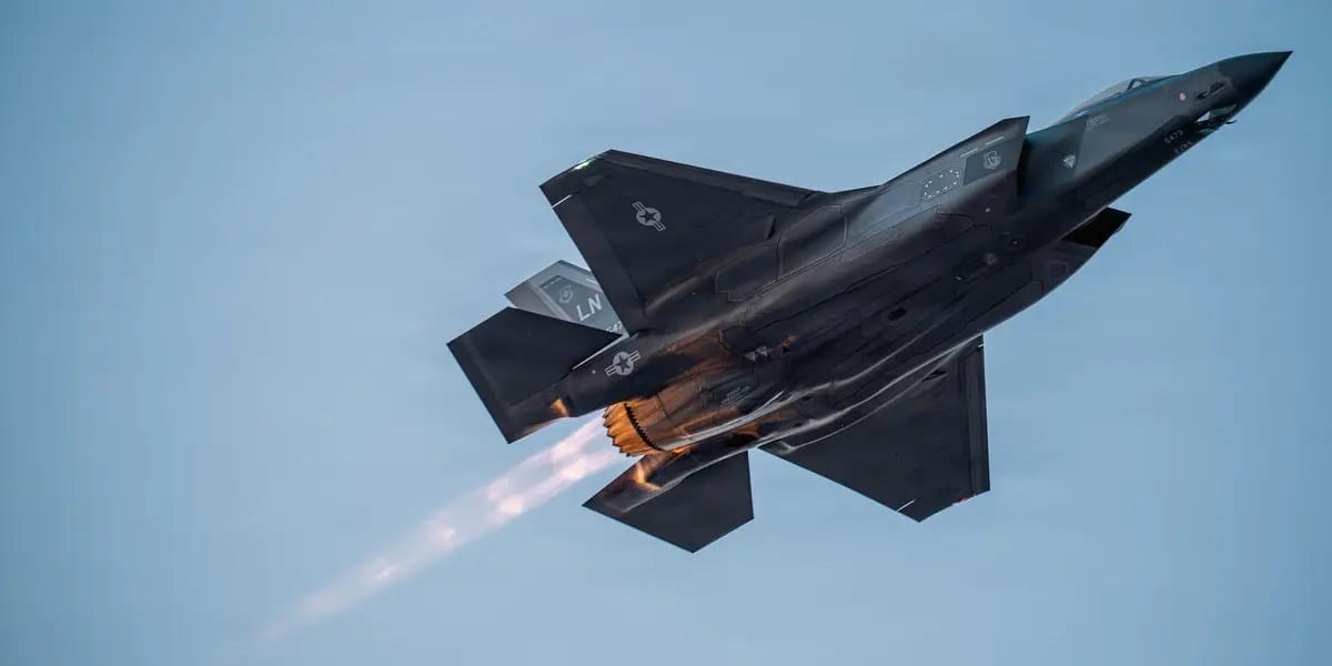 US F-35 Makes Emergency Landing After Combat Mission Over Iran — Businessinsider