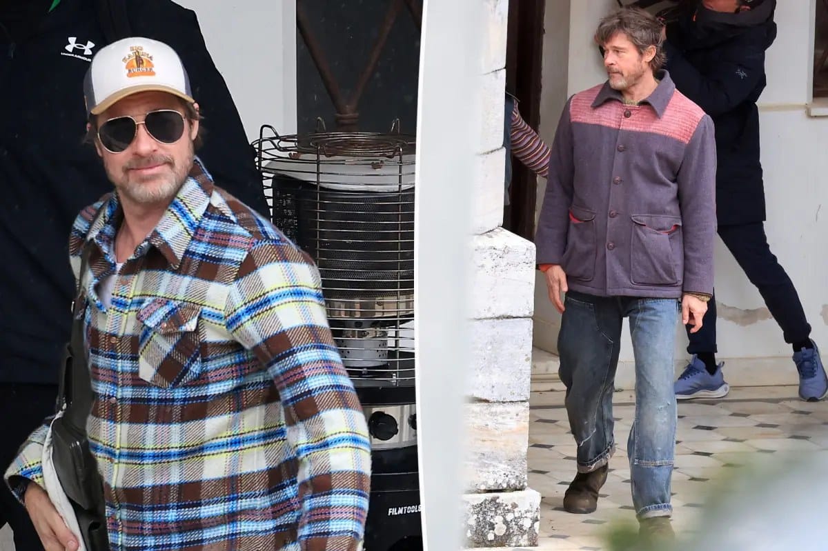 Brad Pitt goes incognito on set of The Riders in Athens — Pagesix