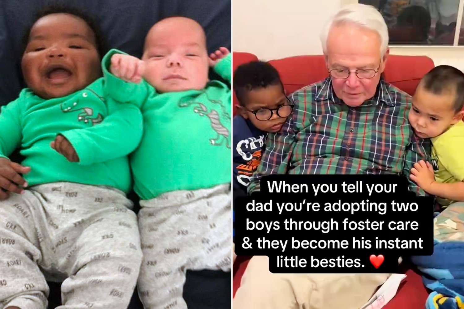 Annie Todt says her dad became 'instant besties' with her adopted sons and moved nearby