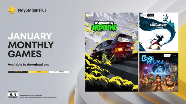 Sony adds Need for Speed Unbound, Disney Epic Mickey: Rebrushed and Core Keeper to PS Plus in January — S.yimg.com