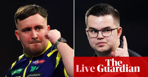 Littler and Van Veen meet in youngest-ever PDC world final at Alexandra Palace — I.guim.co.uk