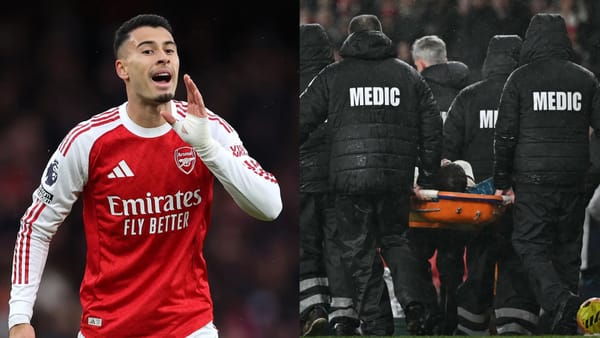 Martinelli criticised after shoving injured Conor Bradley in Emirates draw — Assets.goal.com