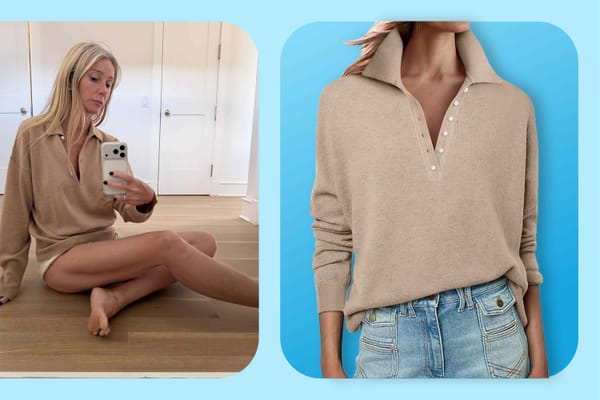 Gwyneth Paltrow’s tan cashmere sweater has Amazon lookalikes under $50 — People.com
