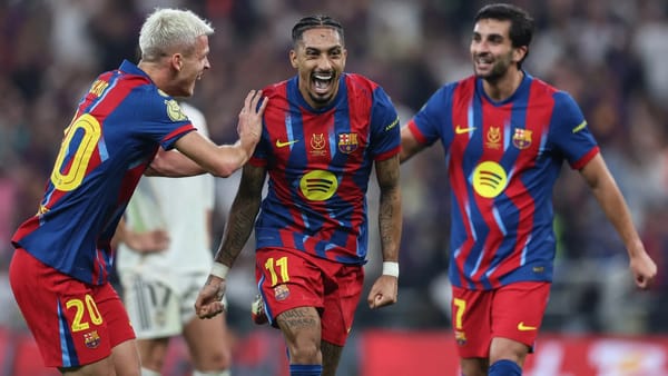Raphinha double sees Barcelona beat Real Madrid 3-2 for 16th Super Cup — Assets.goal.com