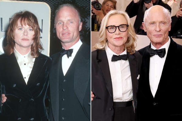 Amy Madigan channels 1996 look at 2026 Golden Globes in Thom Browne tux — People.com