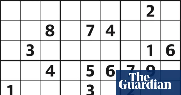 The Guardian publishes easy Sudoku puzzle 7,172 — I.guim.co.uk