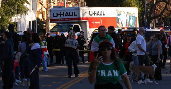 Driver Detained After U-Haul Moves Through Iran Protesters in Westwood — Static01.nyt.com