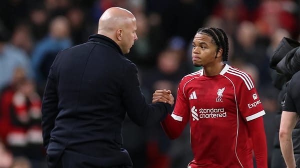 Arne Slot says Rio Ngumoha withdrew from FA Cup win with cramp — Assets.goal.com