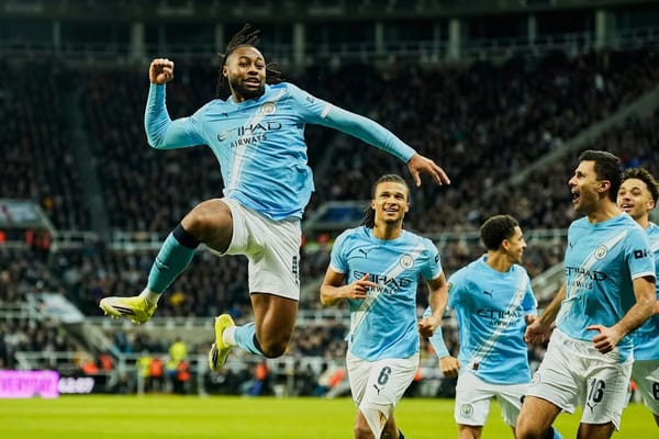 Antoine Semenyo helps Man City beat Newcastle 2-0 in Carabao Cup semi — Static.independent.co.uk