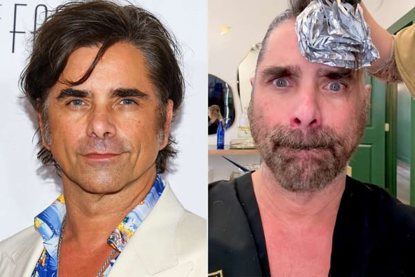 John Stamos debuts bold blonde highlights in Instagram makeover — People.com