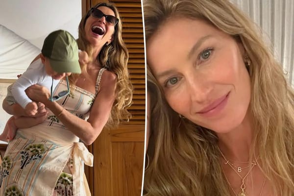 Gisele Bündchen’s necklace hints youngest child’s name may start with A — Pagesix.com