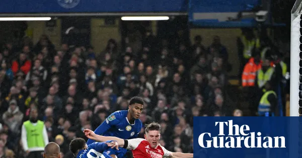 Arsenal take 3-2 first-leg lead over Chelsea in Carabao Cup semi-final — I.guim.co.uk