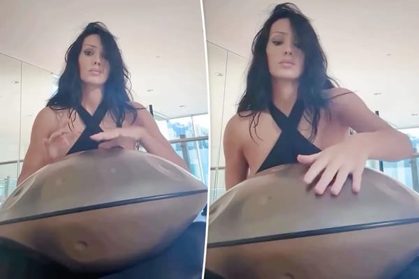 Bianca Censori plays handpan after launching jewelry and furniture lines — Pagesix.com