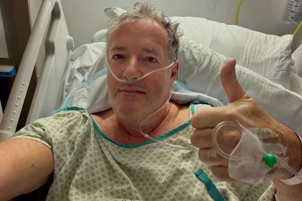 Piers Morgan breaks hip after tripping on small step in London hotel — People.com