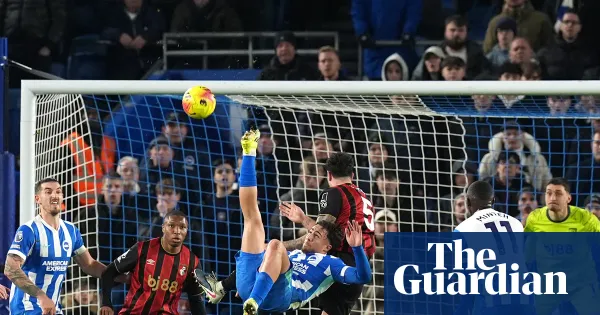 Kostoulas bicycle kick salvages draw for Brighton at Amex Stadium — I.guim.co.uk