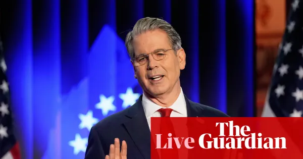 US Treasury chief urges Europe not to retaliate over Greenland tariffs at Davos — I.guim.co.uk
