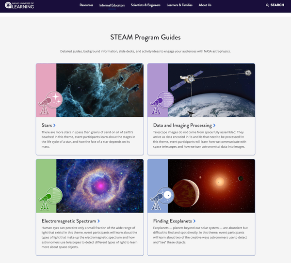 NASA refreshes Program Facilitator Guides and adds Finding Exoplanets resources — Assets.science.nasa.gov
