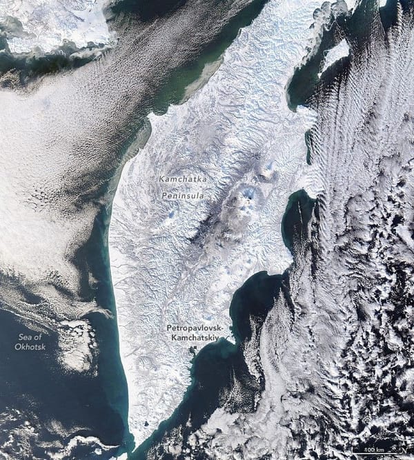 Winter storms bury Russia’s Kamchatka Peninsula under meters of snow — Assets.science.nasa.gov