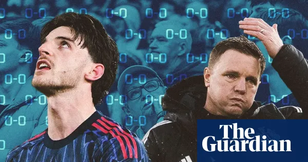 Goalless draws rise in Premier League as shots and goals fall — I.guim.co.uk