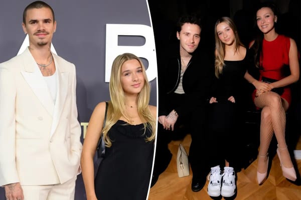 Harper Beckham reposts Romeo’s Paris runway clip amid family feud — Pagesix.com
